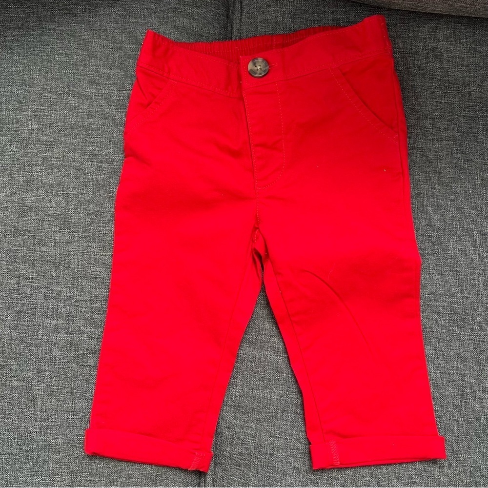 Old Navy Bright Red Kids Casual Pants